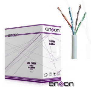 BOBINA UTP CAT 5E BLANCO 100MTS ENSON