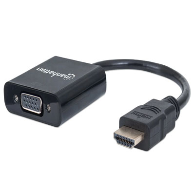 CONVERT VIDEO HDMI M - VGA H MANHATTAN