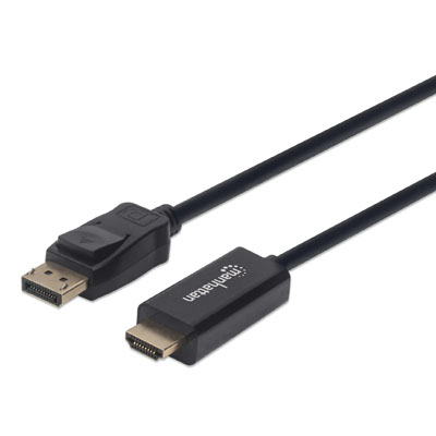 CABLE DISPLAYPORT HDMI M M 1080P 1.8MT