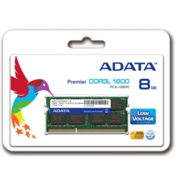 DDR3 SOD 8GB 1600MH PC3L-12800 1.35 ADAT