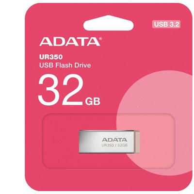 USB 32GB UR350 METAL PLATA ADATA