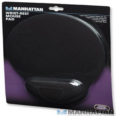 MOUSEPAD TIPO GEL NEGRO MANHATTAN
