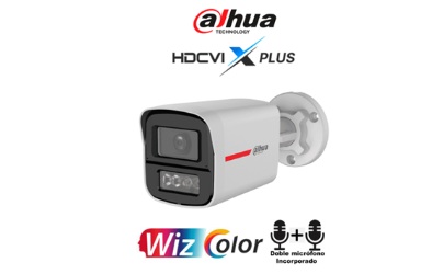 CAM HDCVI EXT BULLET 5MPX 50MTWIZCOL MIC