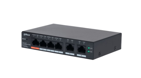 SWITCH POE 4PTOS ETHER 2PTOS UPLINK65W