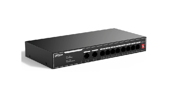SWITCH POE 8PTOS ETHER, 2PTOS UPLINK,65W