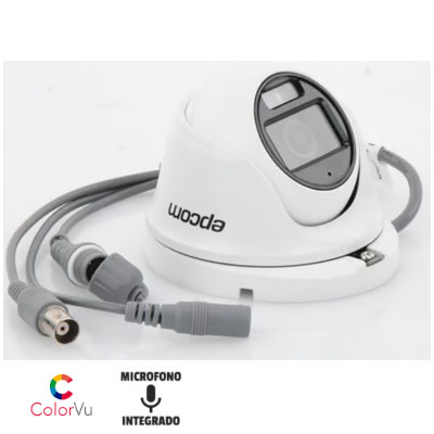 CAM TURBOHD EXT DOMO 2MP 20M COLOR MIC E