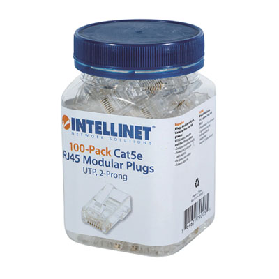 BOTE PLUG RJ45 CAT 5E UTP MULTIFILIAR