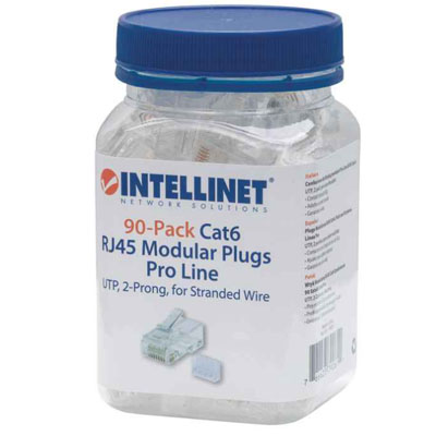 BOTE PLUG RJ45 CTA6 MULTIF UTP 90PZ INTE