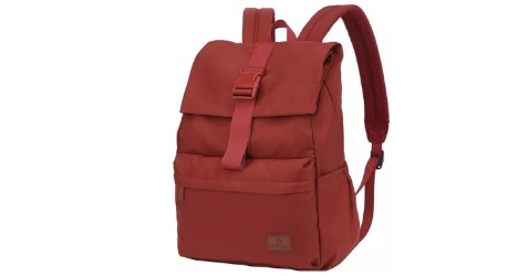 MOCHILA LAPTOP 15.6  DISEÑO ROLLTOP  ROJ
