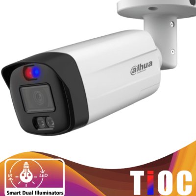 CAM HDCVI EXT BULLET 5MPX 40MT TIOC MIC