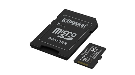MICRO SDCX 64GB CON ADAP SD CL10 UHS-1 K