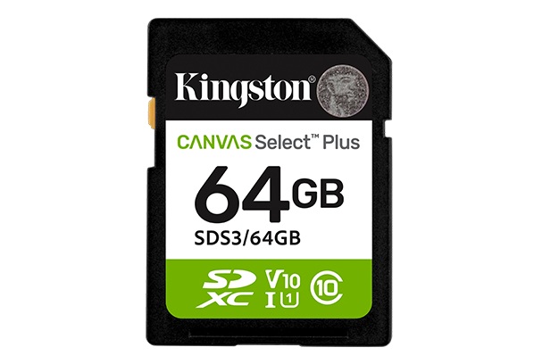 SDHC 64GB CL10 KINGSTON CANVAS SELECT PL