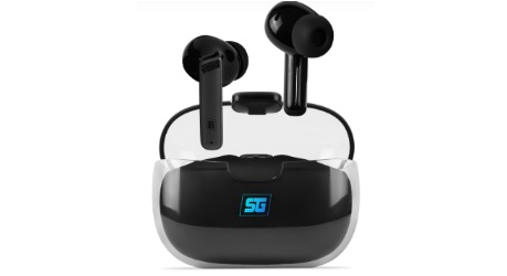 AUDIFONO BT  5.3 TWS TACTIL 8HRS NEGRO