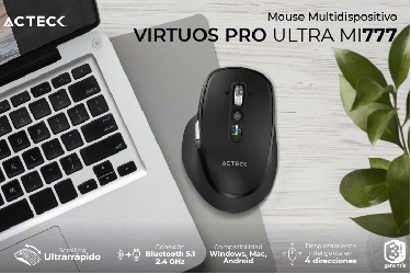 MOUSE MULTIDIS 2.4GHZ BT5.1,4800DPI,USBC