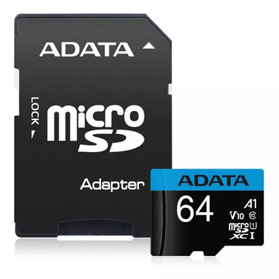 MICRO SDXC HC 64GB CON ADAP SDCL10  ADAT