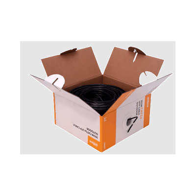 BOBINA UTP CAT5E COBRE NEGRO305M EXT DAH