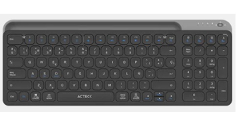 TECLADO INALAM 2.4MHZ,BT 5.1,P/5 DISPOSI