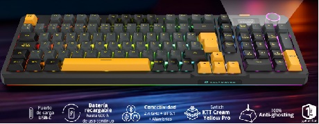 TECLA MECAN GAM RGB INAL DONG 2.4GHZ,BT
