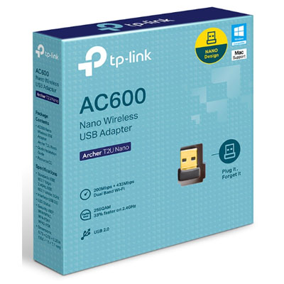 ADAPTADPR USB INALM DUAL NANO BAND AC600