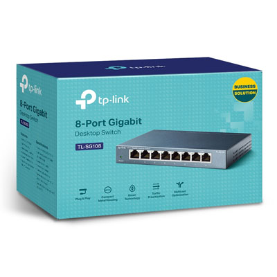 SWITCH 10/100/1000 8 PUERTOS TP-LINK