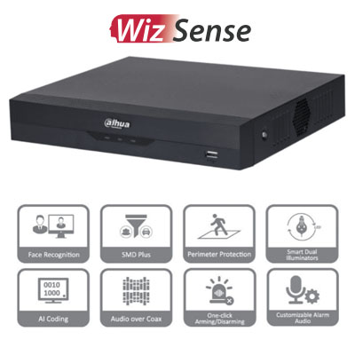 DVR 8CH 5MPLITE 4IP PTZ RS85 AUDIORCA WS